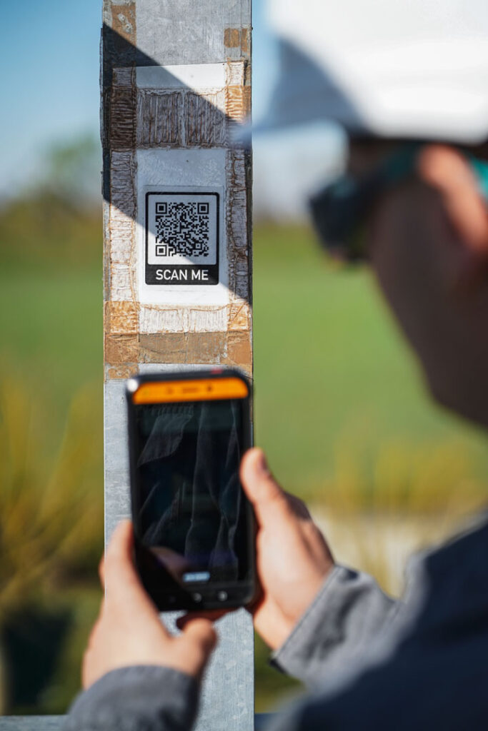 Qr code nell'impianto Rechim